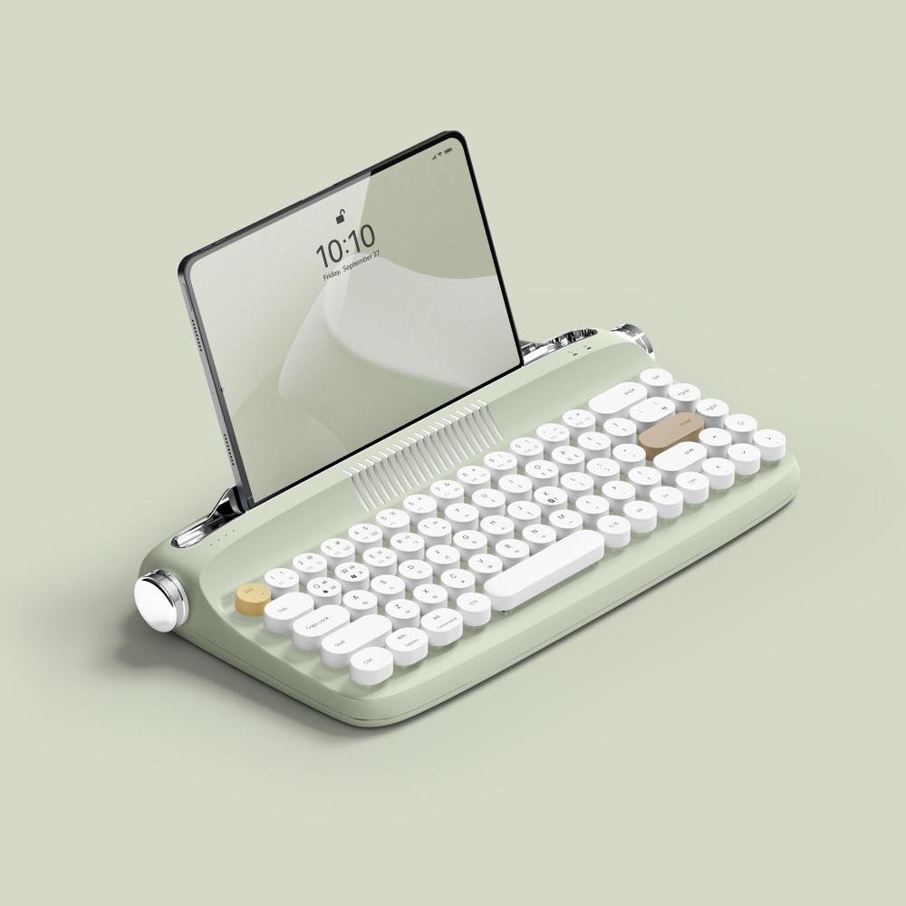 레트로2 미니 블루투스 멀티페어링 텐키리스 타자기 키보드 B307