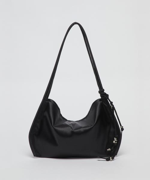 [Archivepke x Ribbonbit] Small wave bag(Black)