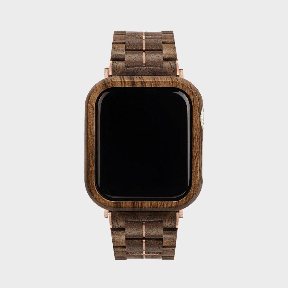 [베젤증정]애플워치 우드 스트랩 38/40/42/44mm 월넛 SE/6/5/4/3/2/1호환