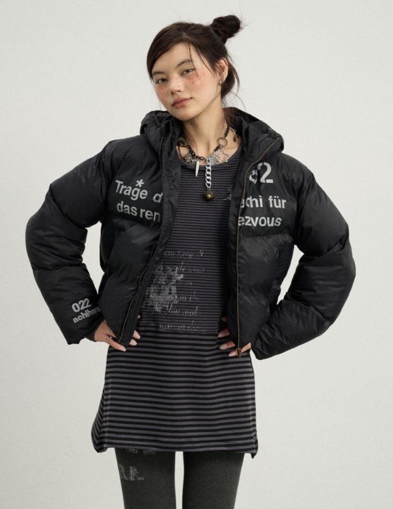 Achihara 02 코튼 숏 패딩