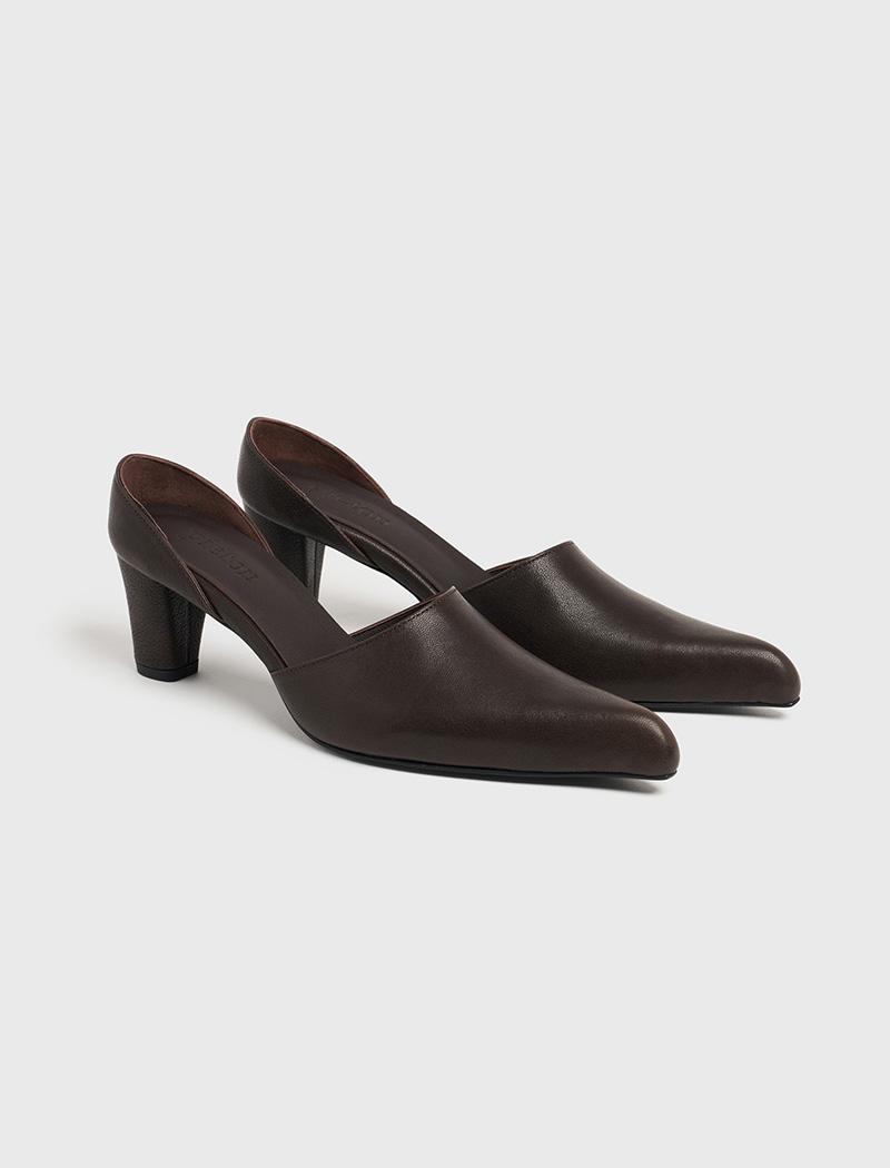TRAN high-vamp pumps_brown