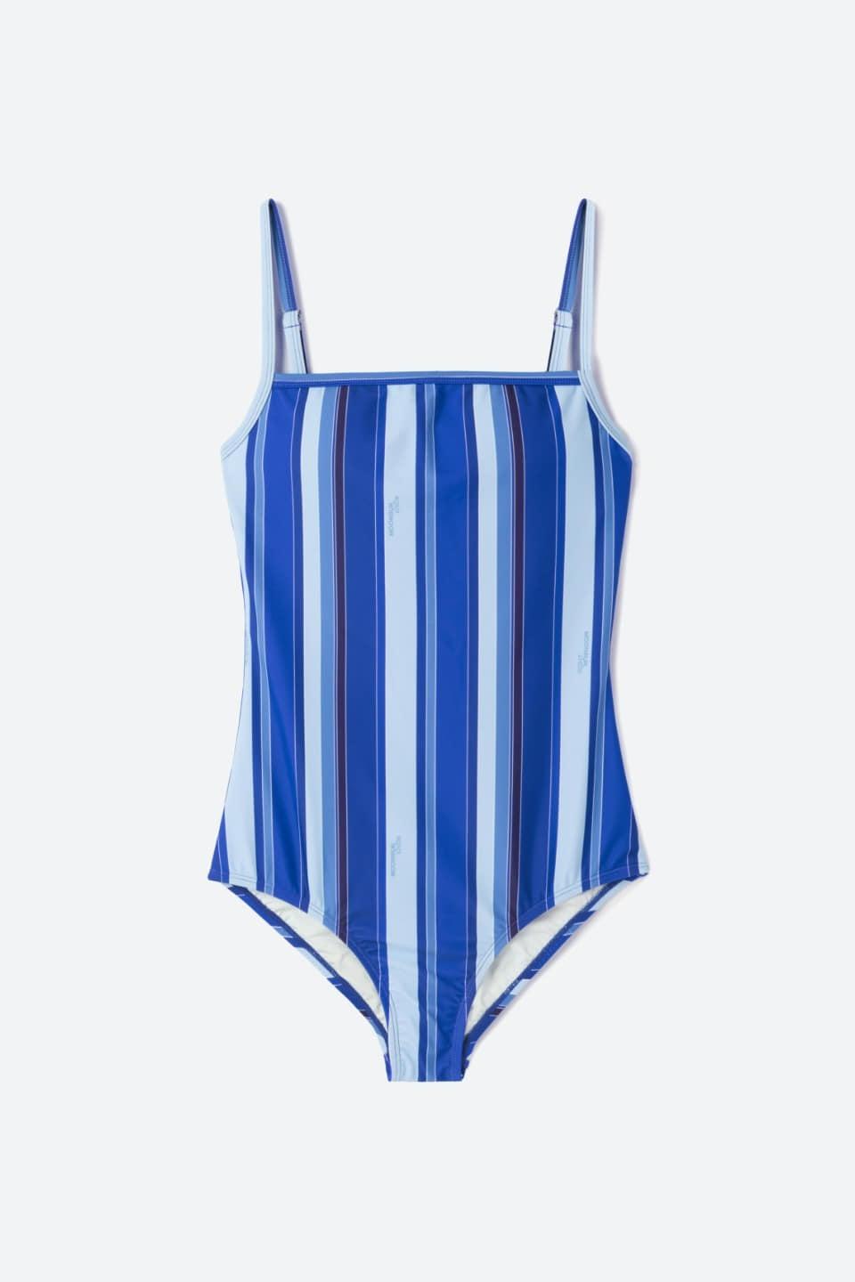 [5월 27일 예약배송] M.C Stripe Swimsuit / Blue