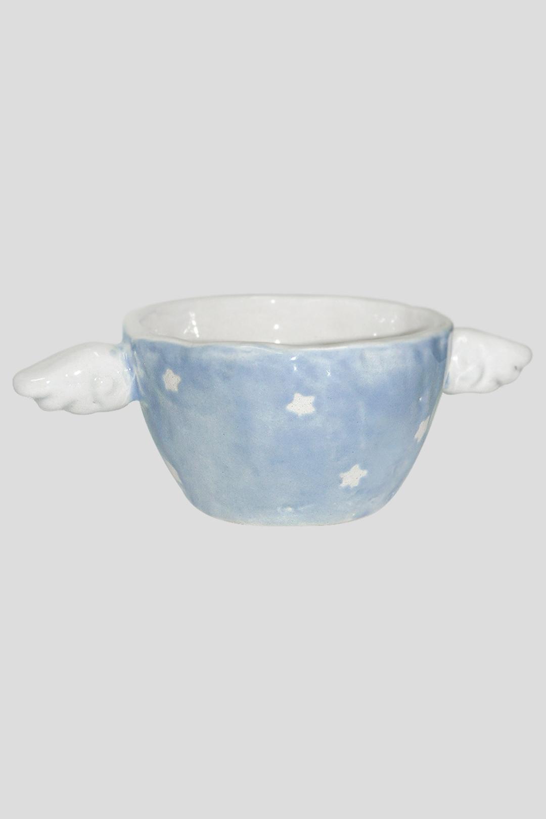 lucky angel bowl blue