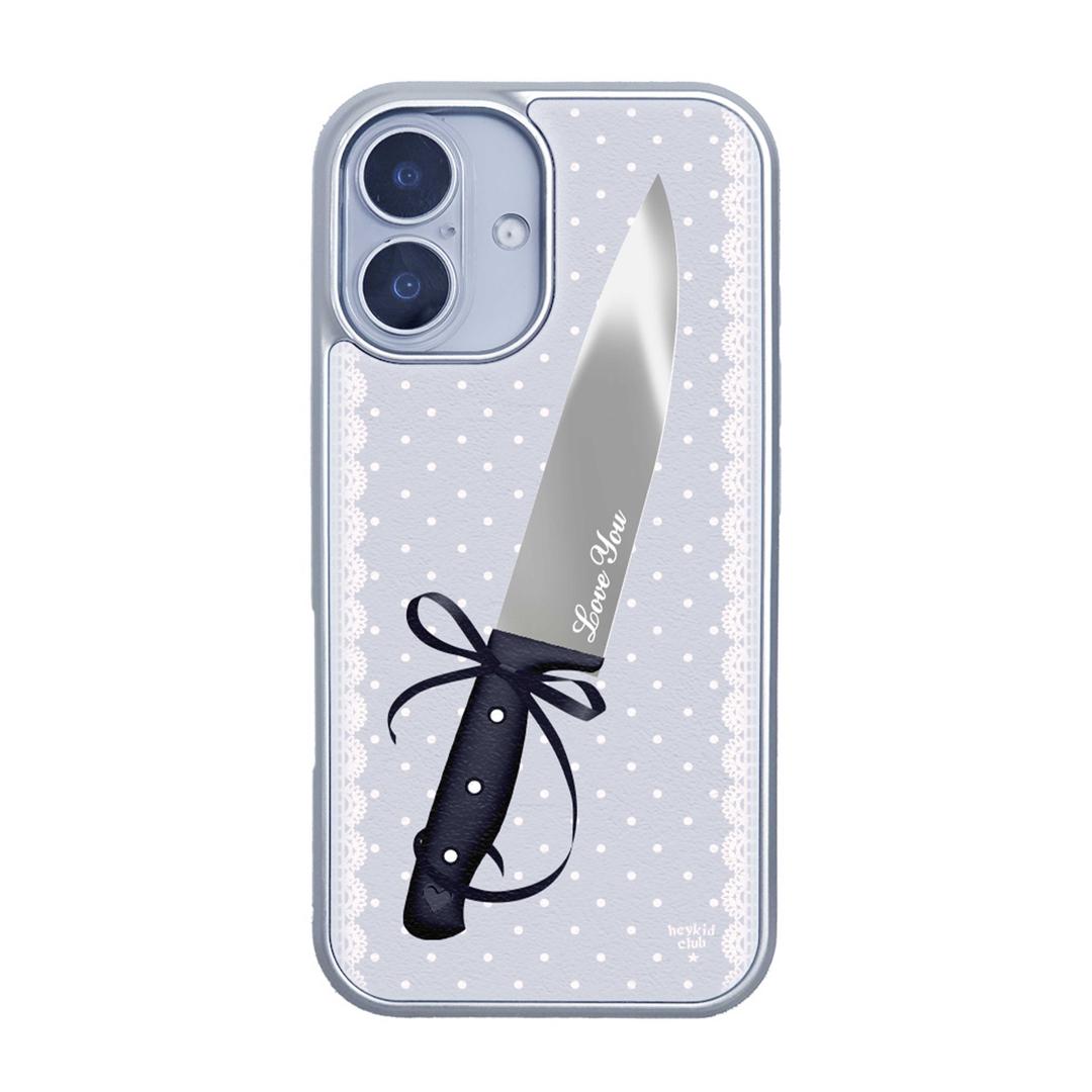 HKC. 초큐트나이프 미러 실버 범퍼 케이스