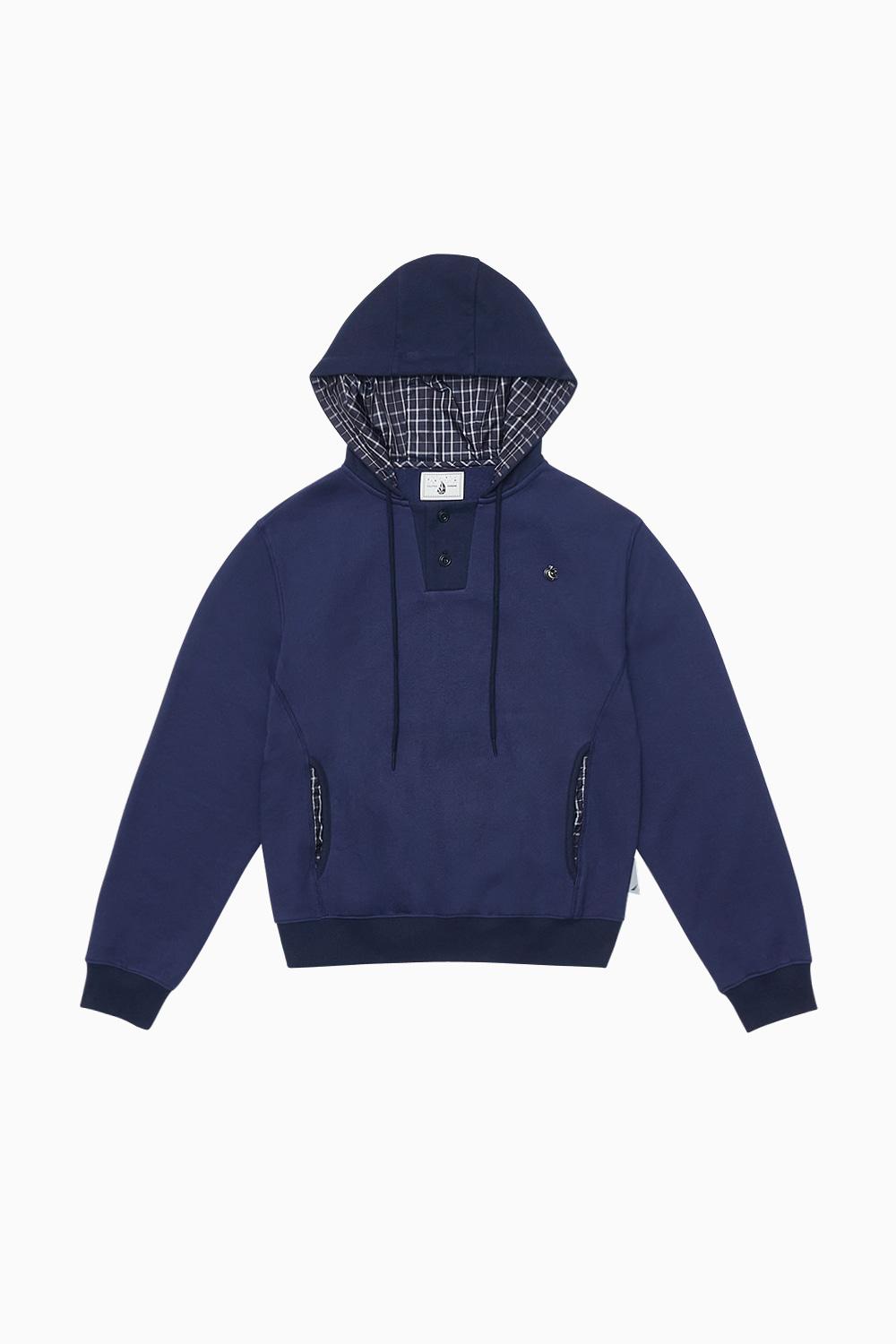 NTC X OHESHIO LINING HOODIE, NAVY