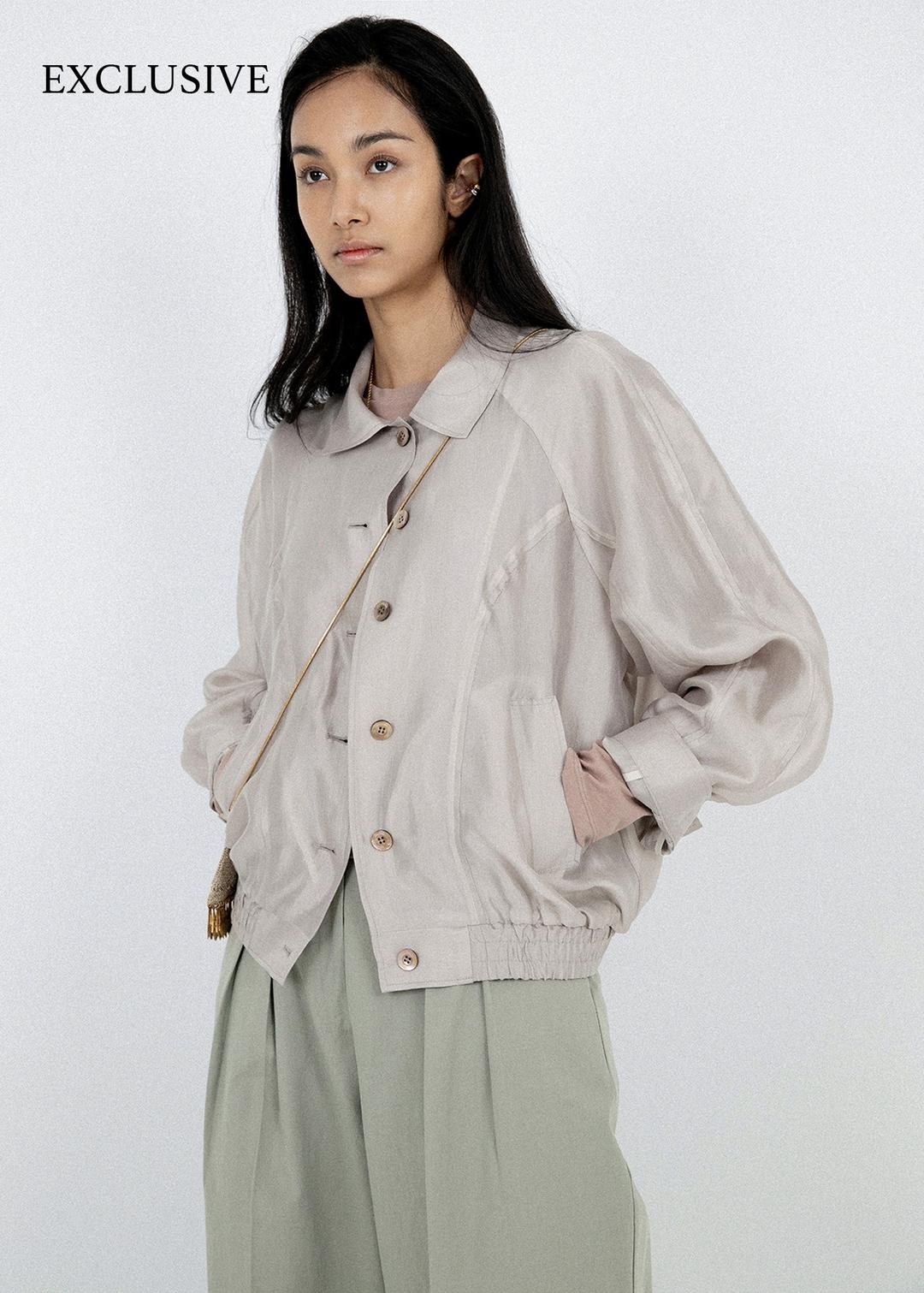 [EXCLUSIVE] Sheer blouson (인디핑크)