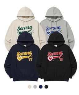 SORANO APPLIQUE HEART HOODIE[4Color]