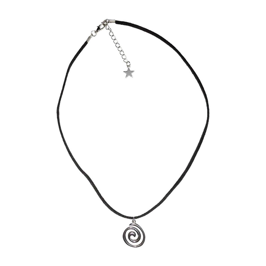 y2k spiral steel necklace | 후루츠패밀리