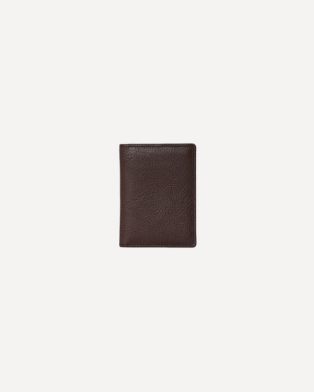 Slit Frame Card Holder / Chocolate