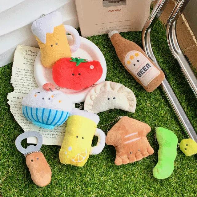 귀여운 이자카야 음식인형키링 가방 에어팟 버즈 키링 차키 열쇠고리
