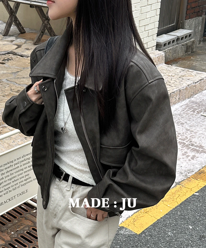 [MADE] 오브 오버핏 빈티지 가죽 레더 자켓 2col