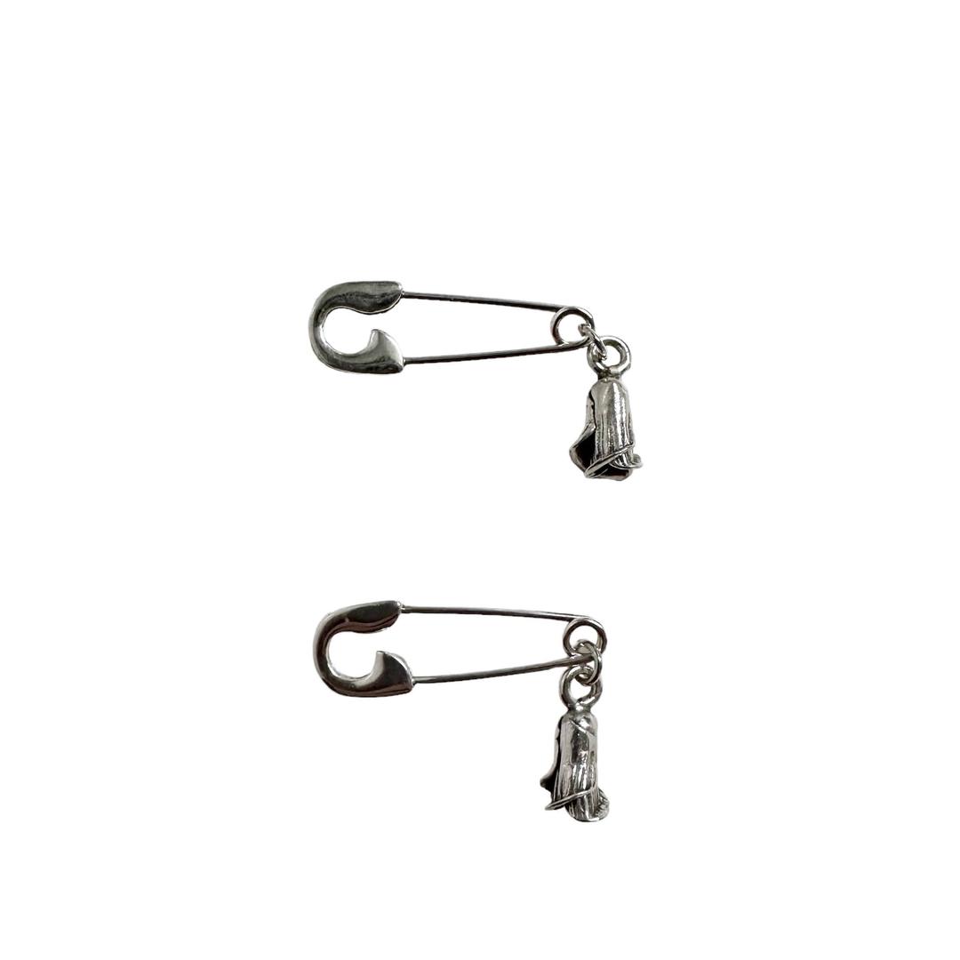 lily pair brooch