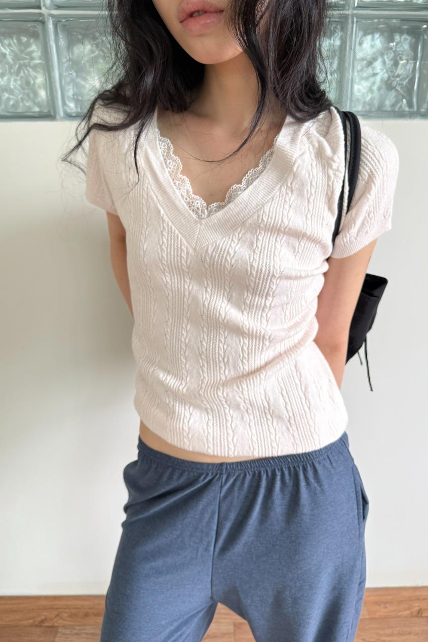 fil cable knit (3color)
