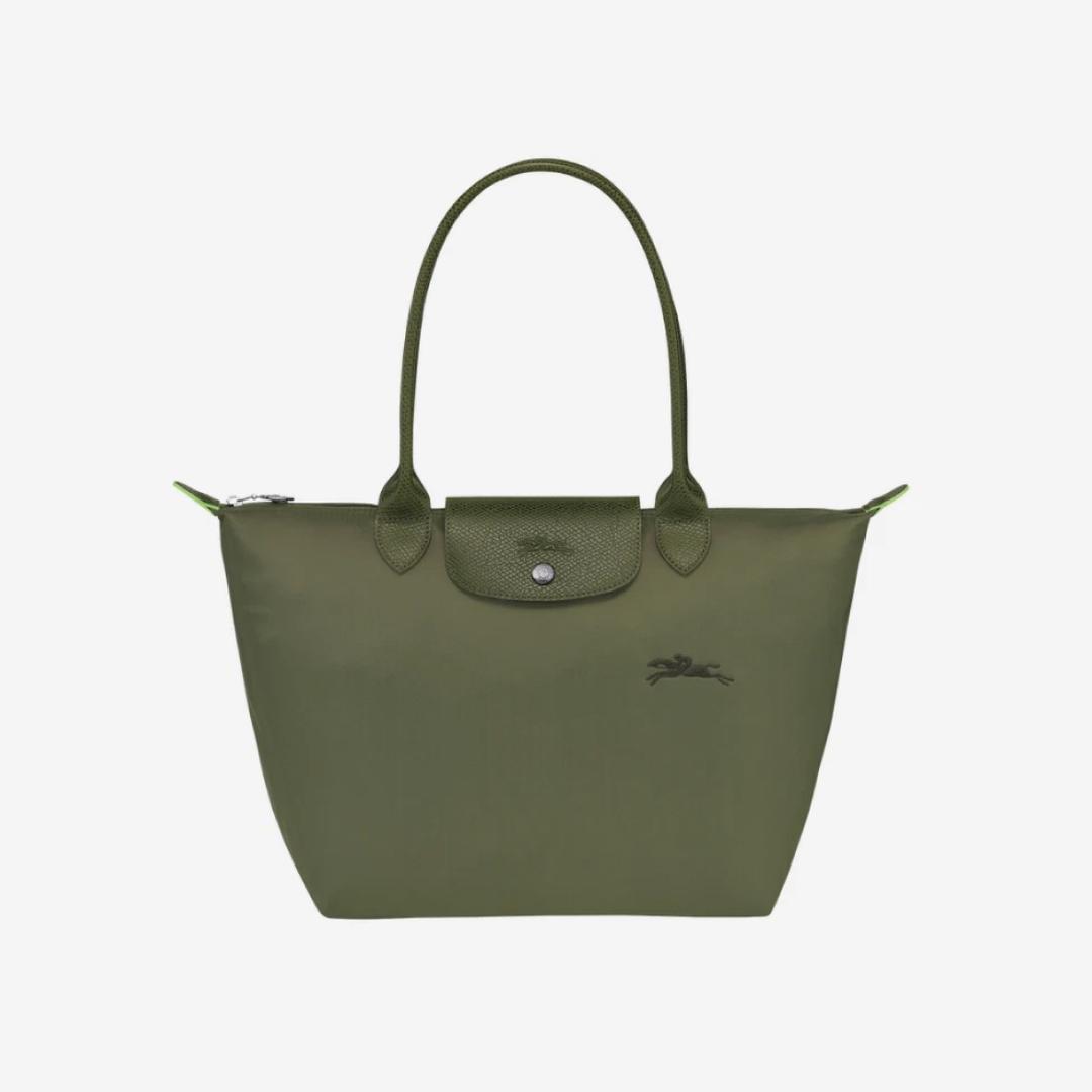 Longchamp Le Pliage Green Tote Bag M Forest