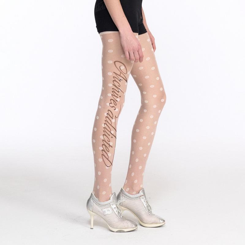 POLKA DOT TIGHTS (IVORY)