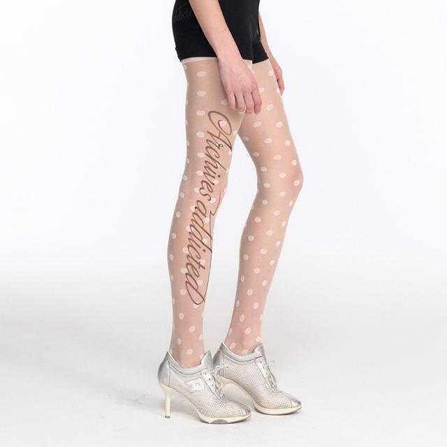 POLKA DOT TIGHTS (IVORY)