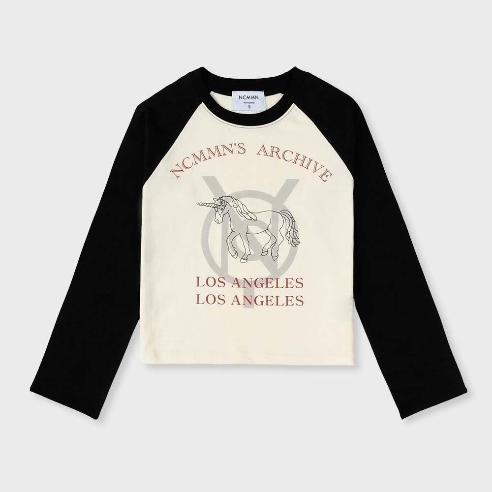 UNICORN CROP LONGSLEEVE BK
