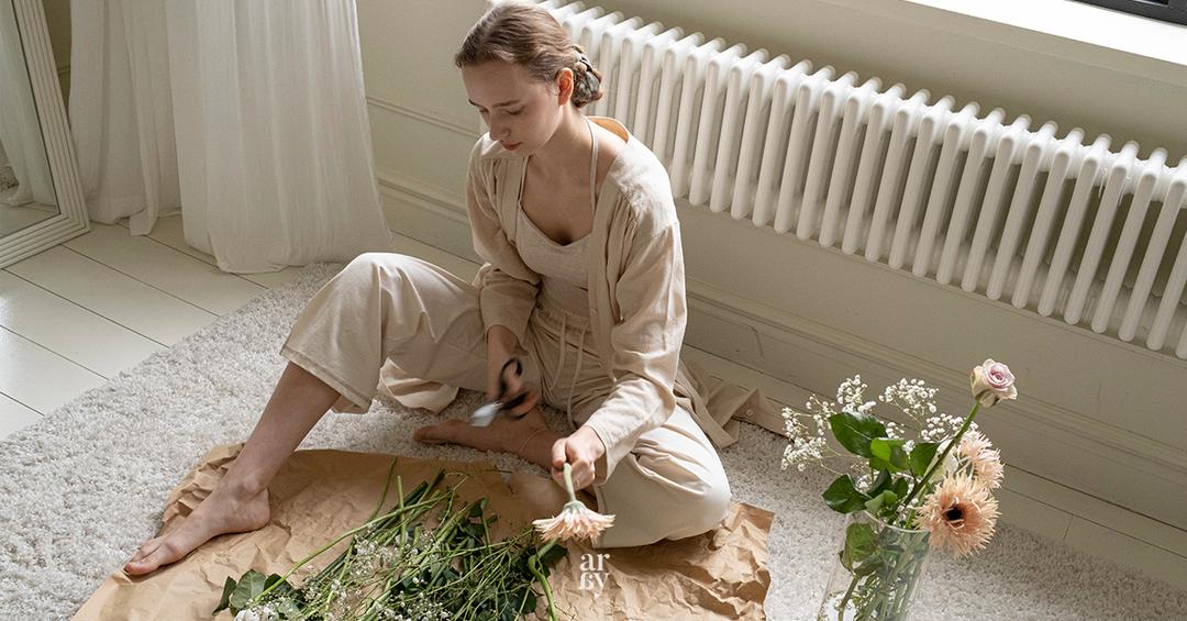 [2차] HARMONY SQUARE BRA TOP - OATMEAL