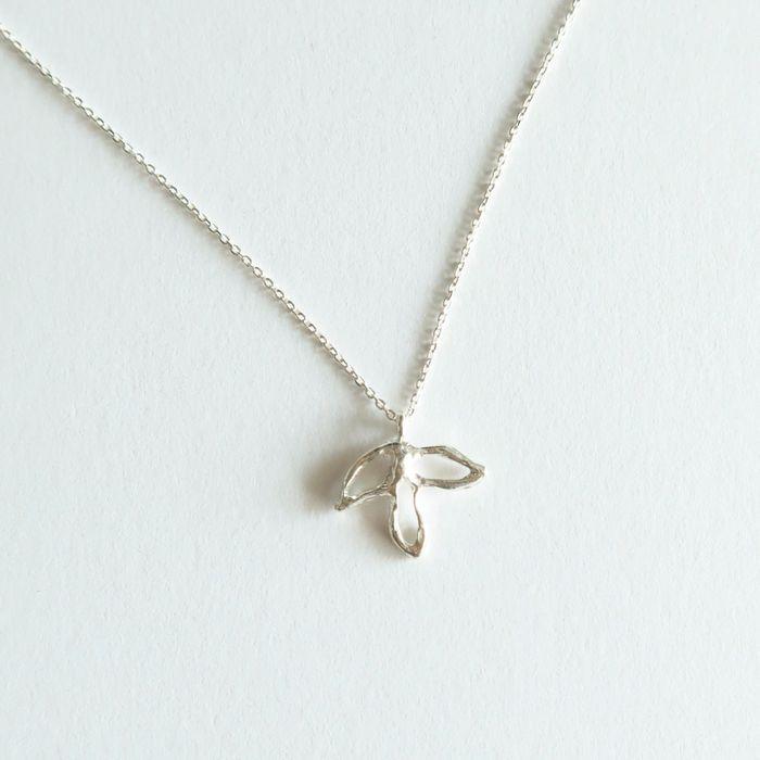 silver 925 Maple necklace