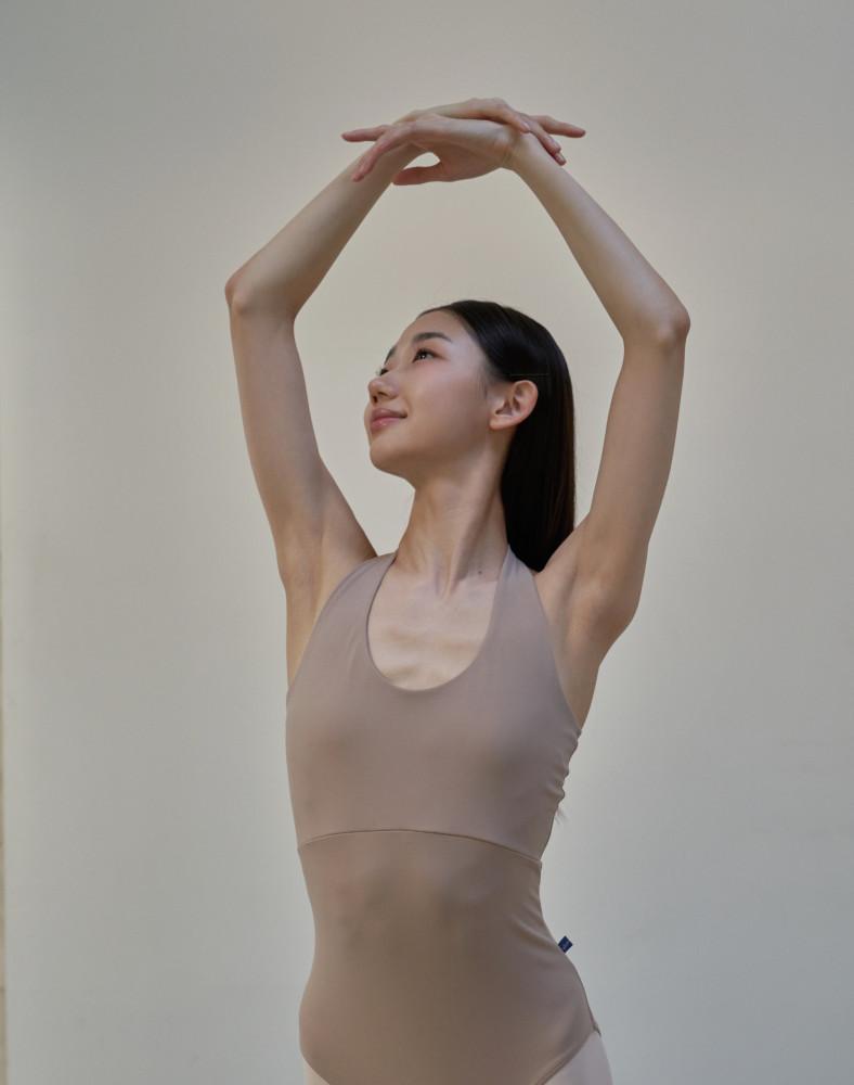 HALTER (카페오레) 홀터넥 레오타드 성인발레복