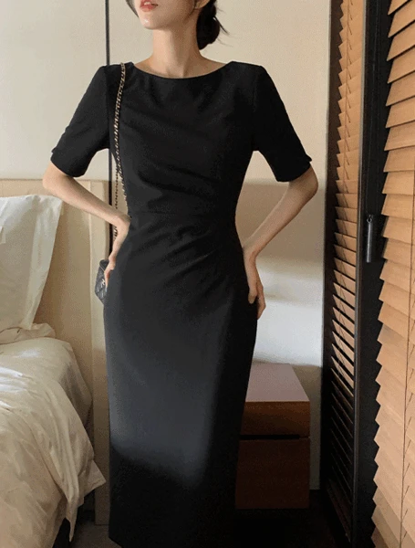 [20만장시리즈🏆/이유있는베스트/몸매보정탑/][made] 로제 드레이프 "쫀득" 쥔장추천 원피스 (신상/베스트/간절기/봄여성/데일리/데일리룩/데이트룩/출근룩/하객룩/격식룩/드레이프/원피스)