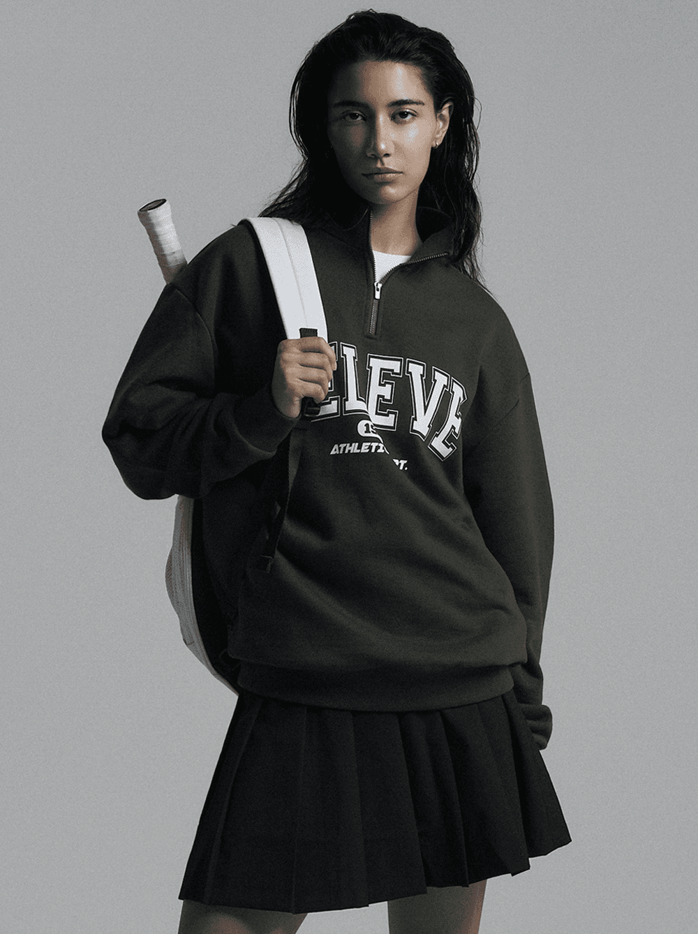 헤비 스웻 하프집업 3color