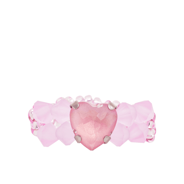 Craquer Beads Ring (Glitter Pink)