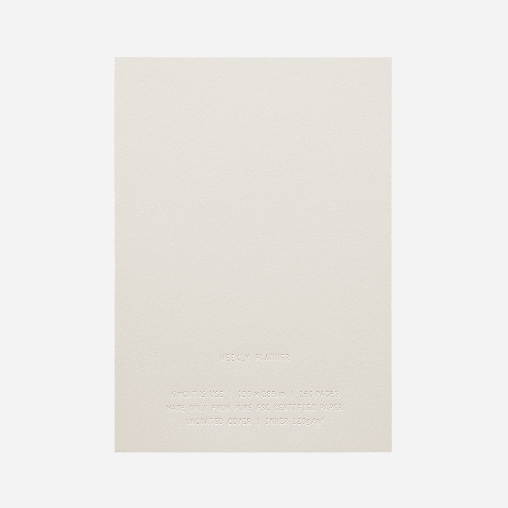 Essential note - Weekly planner