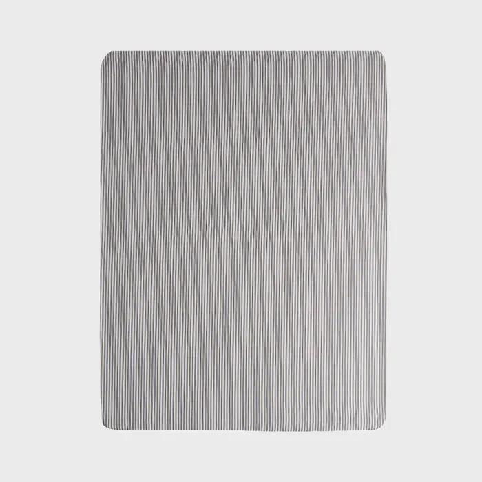 [29CM 단독]BK101 먼지없는 블랙체인 스트라이프 피치스킨 매트리스커버 SS/Q