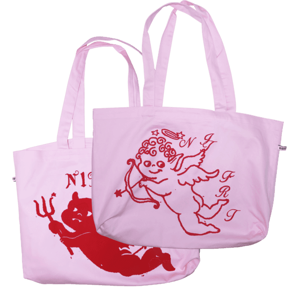 ANGEL & DEVIL BAG (BABY PINK)