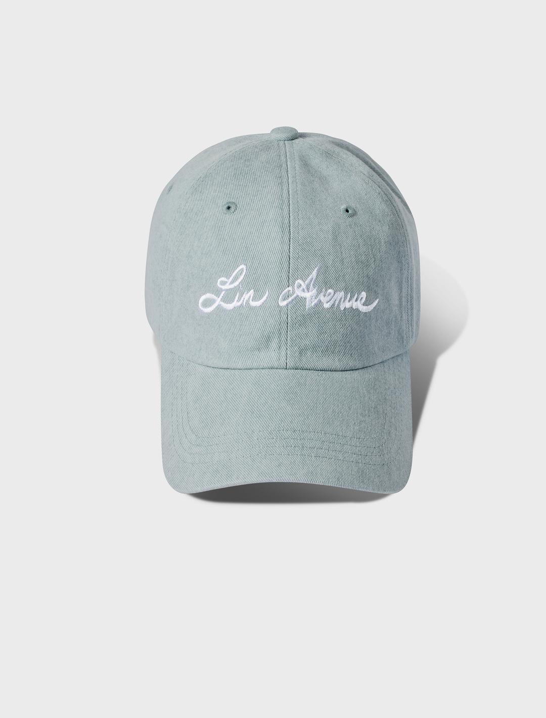 [아이유 착용] [10차 리오더] 린에비뉴 피그먼트 볼캡 - 스카이 블루