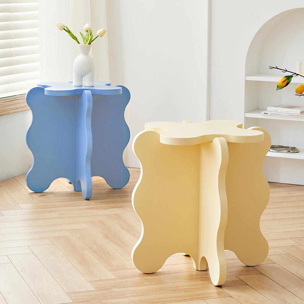 미니 사이드 테이블 침대 보조 소파 거실 책상 웨이브 협탁