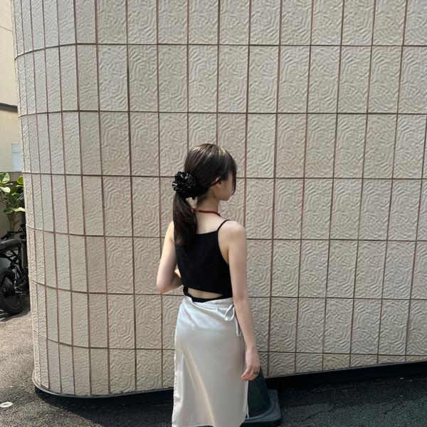 Peas Skirt - Silver