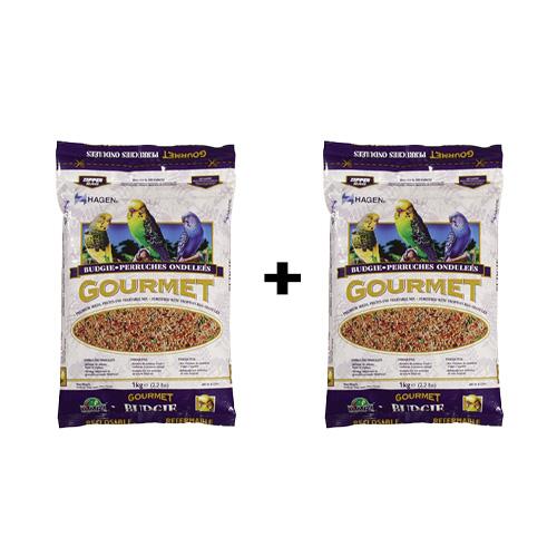 [1+1프로모션]하겐(HAGEN) 궈멧 패러킷 잉꼬 왕관 앵무새 알곡사료 1kg 1.13kg