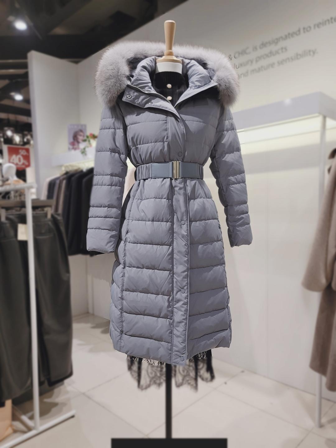 [EnC] [역시즌] 사가 폭스퍼 슬림 롱 구스 다운 02A JD24T 02A