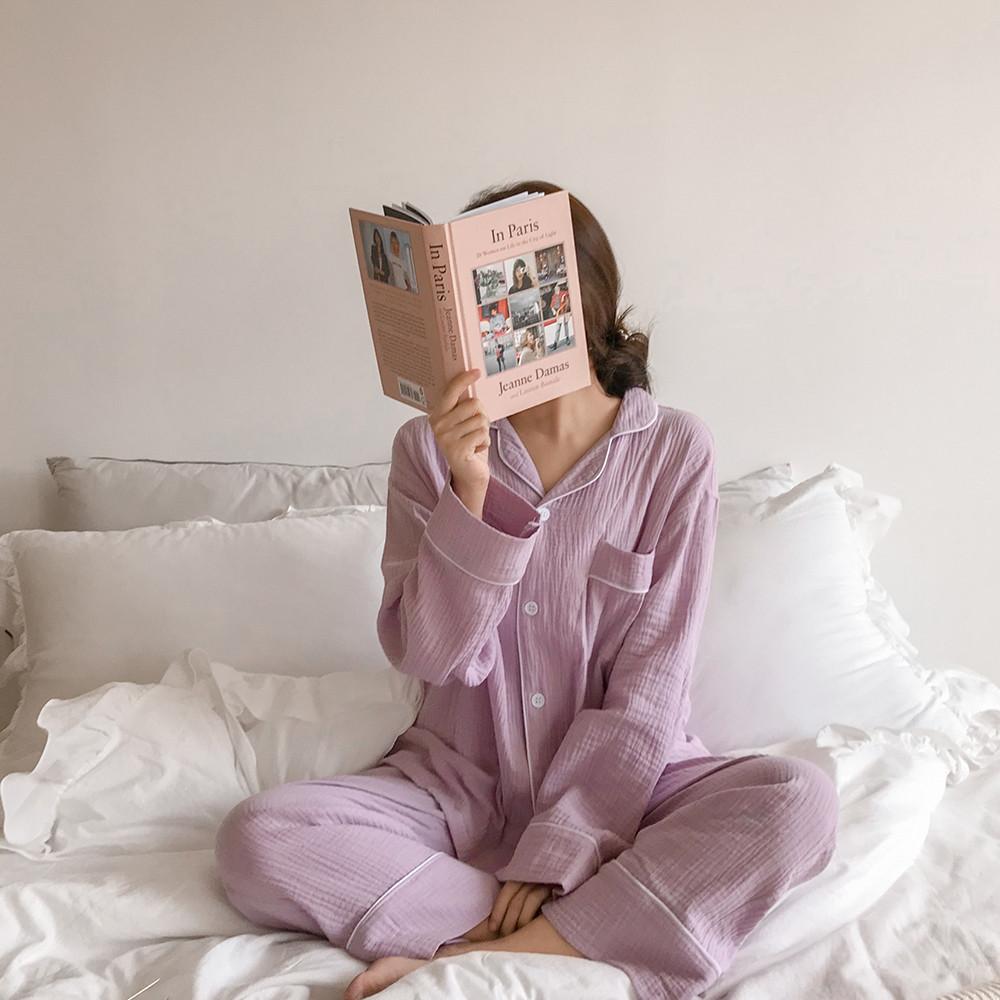 J'eu 세븐데이즈 요루면 파자마 세트 7color, 2size