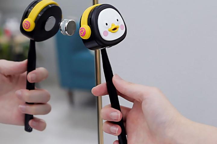 펭하 귀염펭수 UV-C LED 칫솔살균기 건조기능