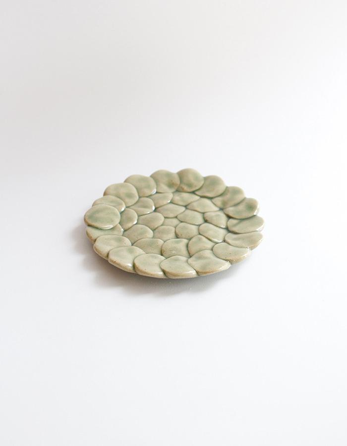 east smoke) small plate green