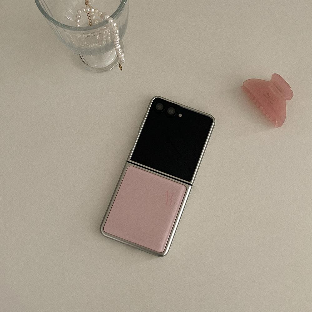 [mm] blossom 무지 디자인 [제트플립 실버 범퍼케이스]