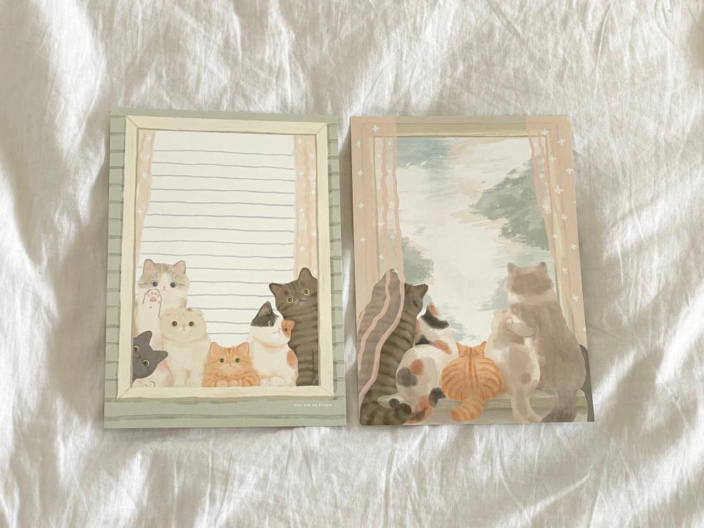 창문 구경 편지지