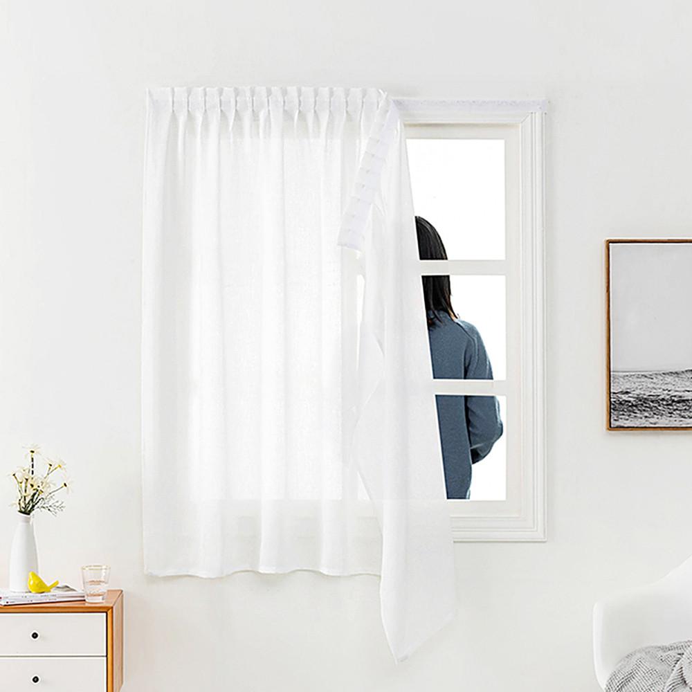 벨크로 붙이는커튼 작은창커튼 찍찍이 펀칭 암막 가리개 창문커텐