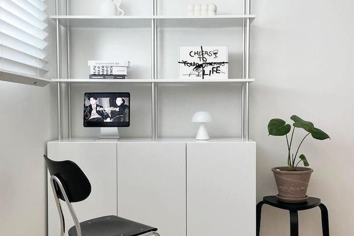 국내생산/하리E E0 높은 수납장 1200 2colors(선반 추가 선택)