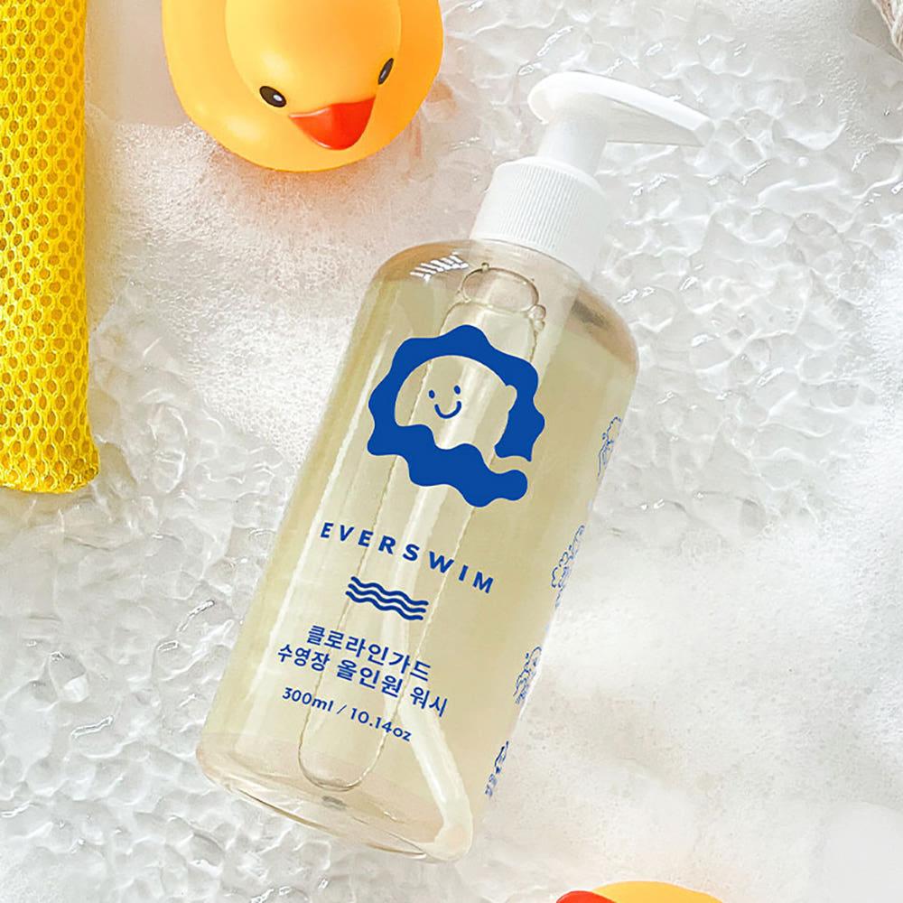에버스윔 수영 샴푸 바디워시 올인원 300ml 어린이