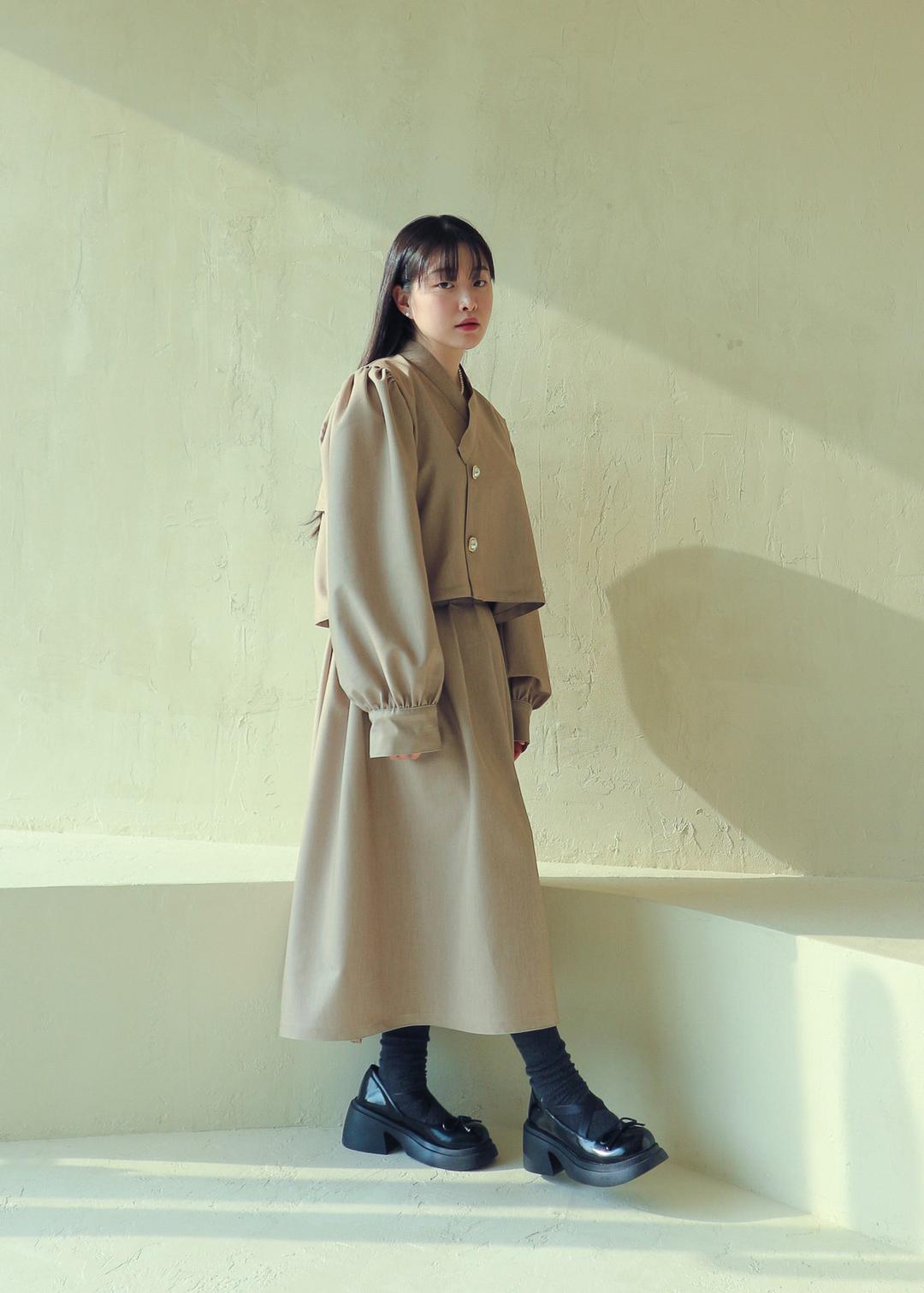 23 트렌치 크롭 저고리