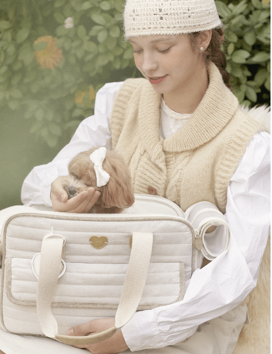 Heritage Ballon bag set (sand beige)