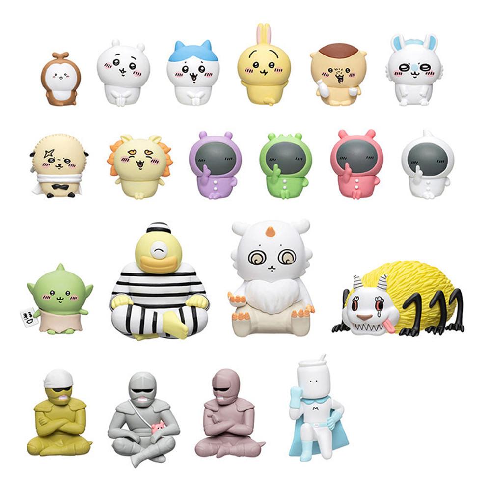 먼작귀 치이카와 모두 대집합! 피규어 20종 세트 하치와레 우사기 쿠리만쥬 랏코 모몽가 아노코 고블린
