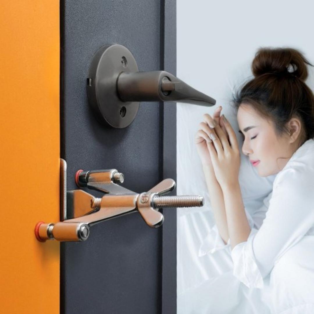 식스앤쇼핑 휴대용 도어락 여행용 방문 잠금장치 - 현관잠금장치/걸쇠 | 쿠팡