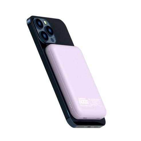 팬톤 무선 충전 마그네틱 맥세이프 호환 미니 보조배터리 5000mAh WP-5000 - 보조배터리 | 쿠팡