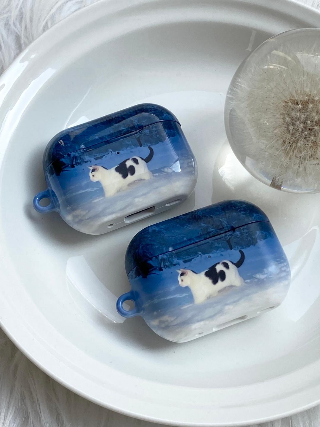 cobalt kitty airpods case