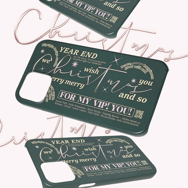 [무광하드][연말한정] 그린 크리스마스 하드 케이스